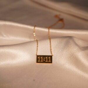 Vyaraa 11:11 Angle Number Anti-Tarnish Pendant Chain