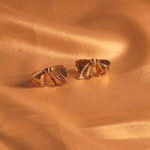 Bow Knot Stud Earrings Anti-Tarnish