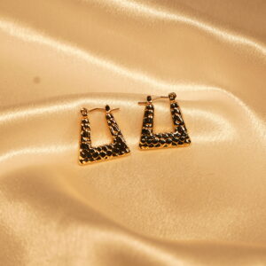 Vyaraa Gold Hoop Earrings | Stylish Lightweight Hoops for Women & Girls