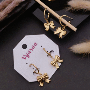 Elegant Bow Earrings for Women – Vyaraa