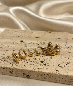 Bow 3-Piece Gold Plated Earrings Combo | Vyaraa