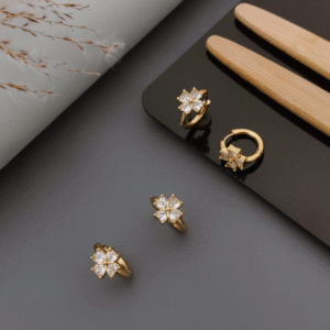 American Diamond Stud Earings Vyaraa