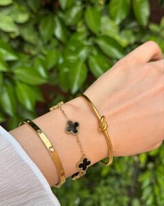 Vyaraa 3 Bracelet Combo – Trending Anti Tarnish Bracelets for Women