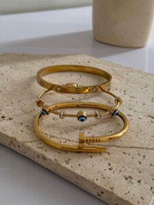 Evil Eye 3 Bangles Combo Set | Anti Tarnish Jewellery by Vyaraa