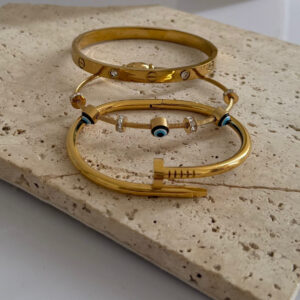 Evil Eye 3 Bangles Combo Set | Anti Tarnish Jewellery by Vyaraa