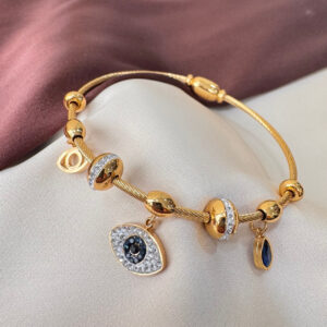 Evils Eye American Diamond Anti Tarnish Bracelet Vyaraa