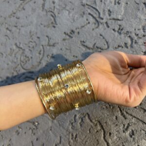 Vyaraa coil statement Bracelet for Women