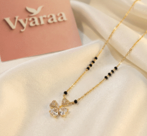 Vyaraa American Diamond Gold-Plated Mangalsutra β Daily Wear